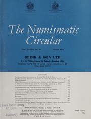 The Numismatic Circular : October 1978