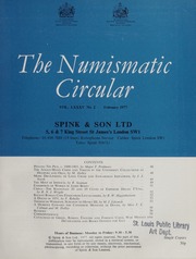 The Numismatic Circular : February 1977