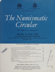 The Numismatic Circular : July-August 1975
