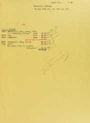 Numismatic Gallery Invoices from B.G. Johnson, April 23, 1946, to November 14, 1946
