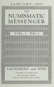 The Numismatic Messenger : January 1971