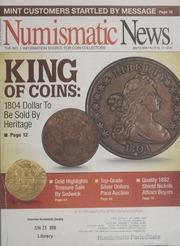 Numismatic News: June 12, 2018
