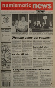 Numismatic News [08/18/1987]