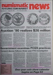 Numismatic News [08/28/1990]