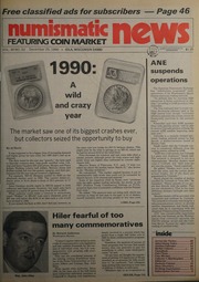 Numismatic News [12/25/1990]