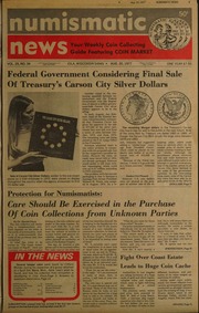 Numismatic News [08/20/1977]