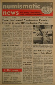 Numismatic News [08/29/1981]