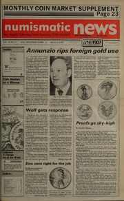 Numismatic News [03/03/1987]