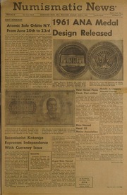 Numismatic News [06/05/1961]