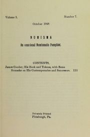Numisma, vol. 1, no. 7 [1948]