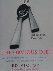 Cover of edition obviousdietyourp0000vict