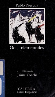 Cover of edition odaselementales00neru