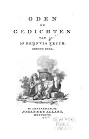 Cover of edition odenengedichten03feitgoog