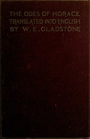 Cover of edition odesofhorace00horaiala