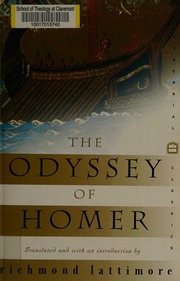 Cover of edition odysseyofhomer0000home_a1b3