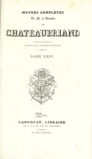 Cover of edition oeuvrescomplte24chatuoft
