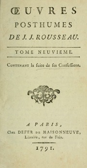 Cover of edition oeuvresdejjrouss27rous