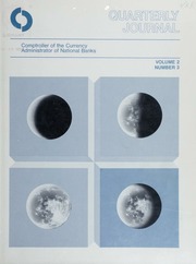 Office of the Comptroller of the Currency Quarterly Journal: Volume 2, No. 3