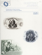 Office of the Comptroller of the Currency Quarterly Journal: Volume 3, No. 3