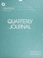 Office of the Comptroller of the Currency Quarterly Journal: Volume 4, No. 4