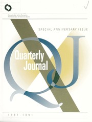 Office of the Comptroller of the Currency Quarterly Journal: Special Anniversary Issue, 1981-1991