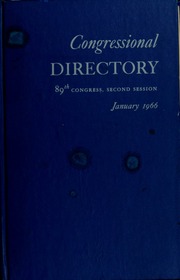 Cover of edition officialcongress1966unit
