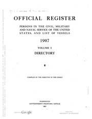 Official Register of the United States ...  (Directory)