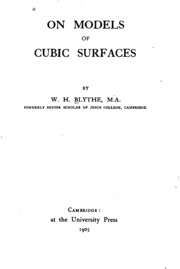Cover of edition onmodelscubicsu00blytgoog