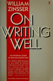 Cover of edition onwritingwellinfzins00zins