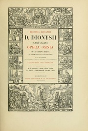 Cover of edition operaomniainunum05deni