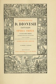 Cover of edition operaomniainunum09deni