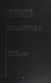 Cover of edition operationsmanage0000unse_k5m6