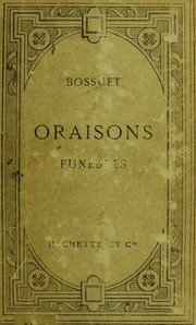 Cover of edition oraisonsfunbre1918boss