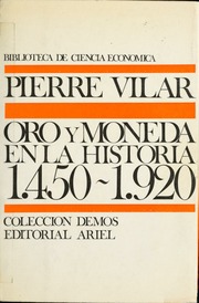 Cover of edition oroymonedaenlahi00vilarich