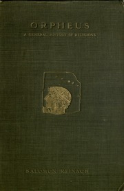 Cover of edition orpheusgeneralhi00reiniala