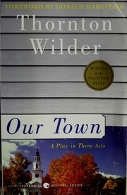 Cover of edition ourtownplayinthr00wild_1