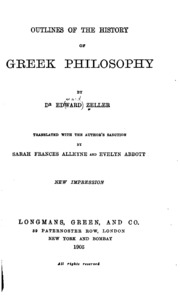 Cover of edition outlineshistory00zellgoog