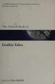 Cover of edition oxfordbookofgoth0000unse