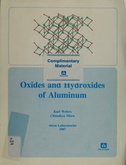 Cover of edition oxideshydroxides00wefe