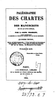 Cover of edition palographiedesc01unkngoog