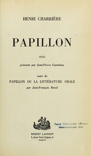 Cover of edition papillon0000char