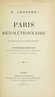 Cover of edition parisrevolutionn00leno