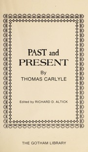 Cover of edition pastpresent00carl_1