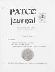 PATCO Journal: Vol. 20, Issue 1