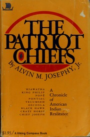Cover of edition patriotchiefschr00jose