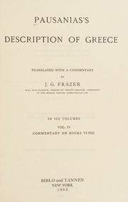 Cover of edition pausaniassdescri0000paus