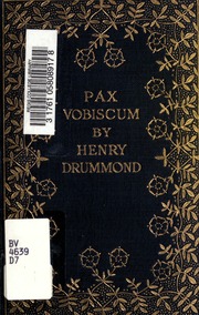 Cover of edition paxvobiscum00drumuoft