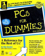Cover of edition pcsfordummies00gook_1