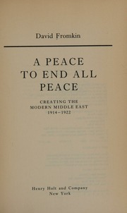 Cover of edition peacetoendallpea0000from