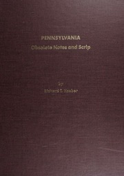 Pennsylvania Obsolete Notes and Scrip